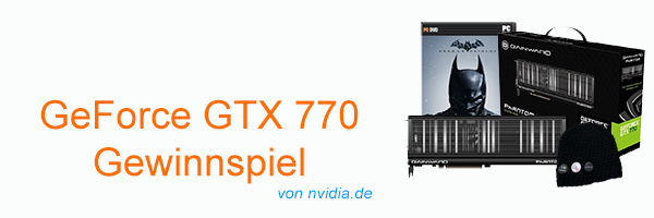 Geforce GTX 770 Gewinnspiel Header Batman